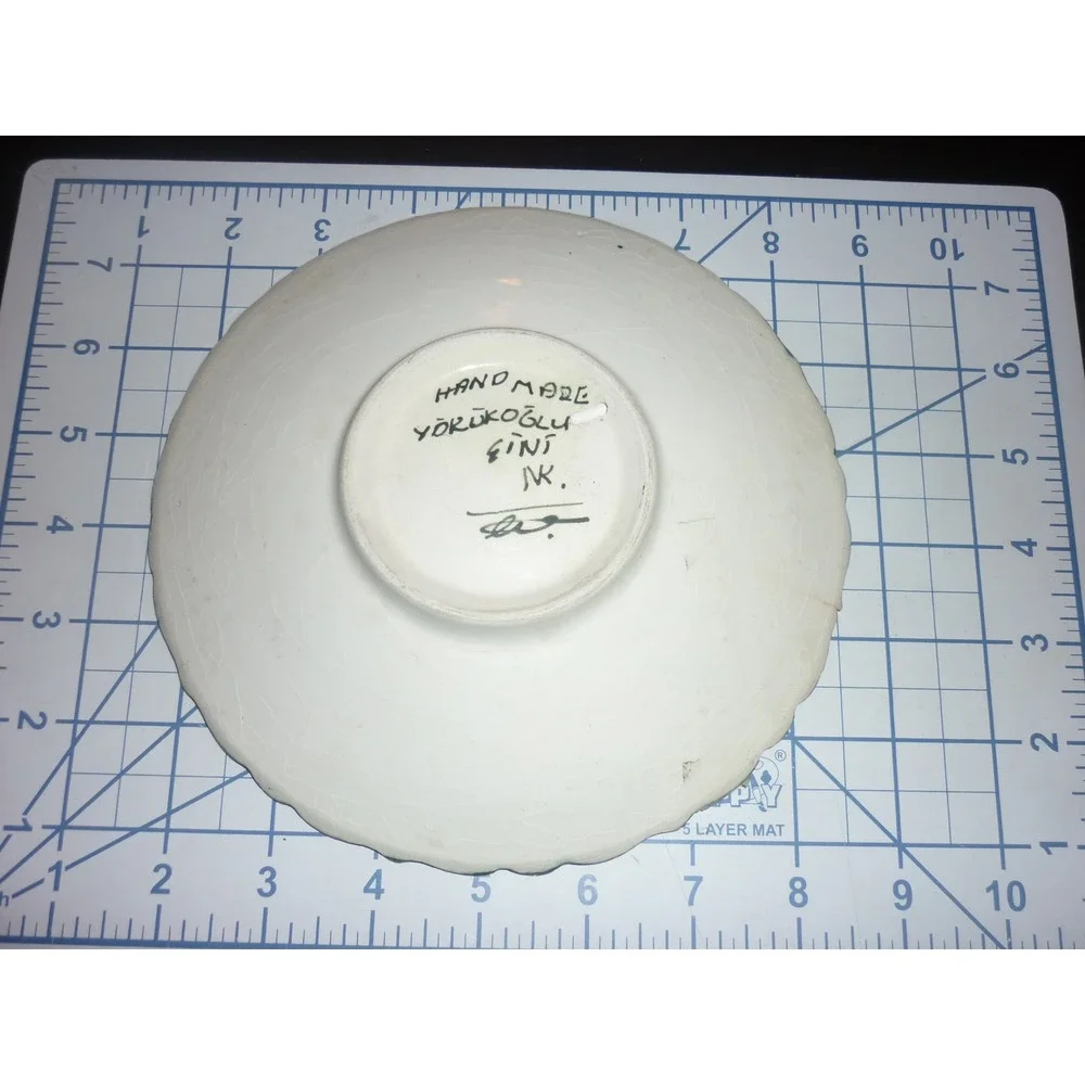 Istanbul Ayasofya Handmade Yorukoglu Cini Turkish Ceramic Decorative Plate 7